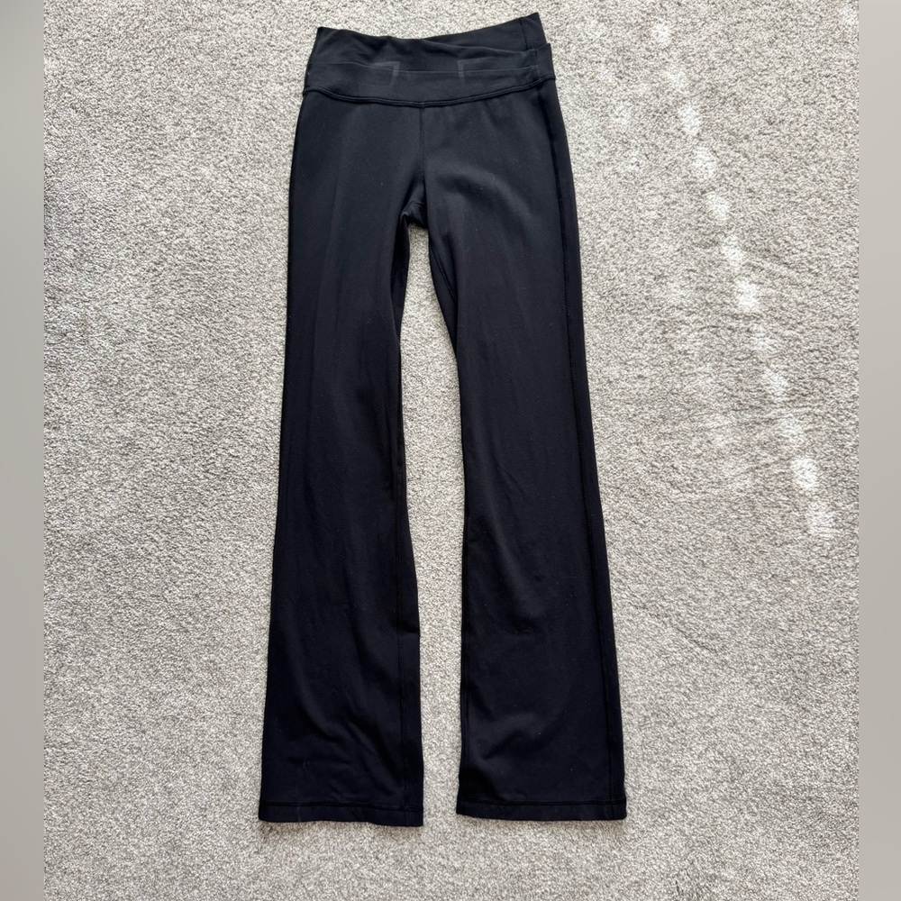 Lululemon Black Flared Yoga Pants